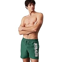 Calvin Klein Uomo Pantaloncino da Bagno Medium Drawstring con Coulisse