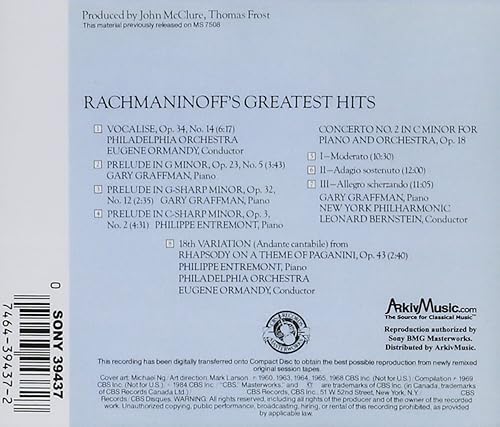 Miniatura 2 de S. Rachmaninoff - Greatest Hits