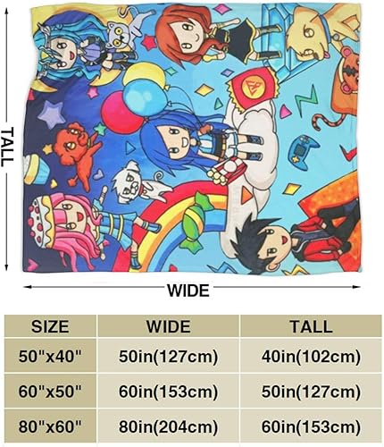 Miniatura 3 de The_KREW - Manta de franela de moda, manta suave de microforro polar ultrasuave para todas las estaciones