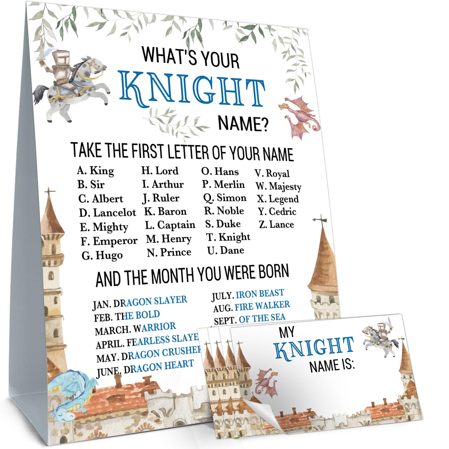 Medieval Times Knights Names