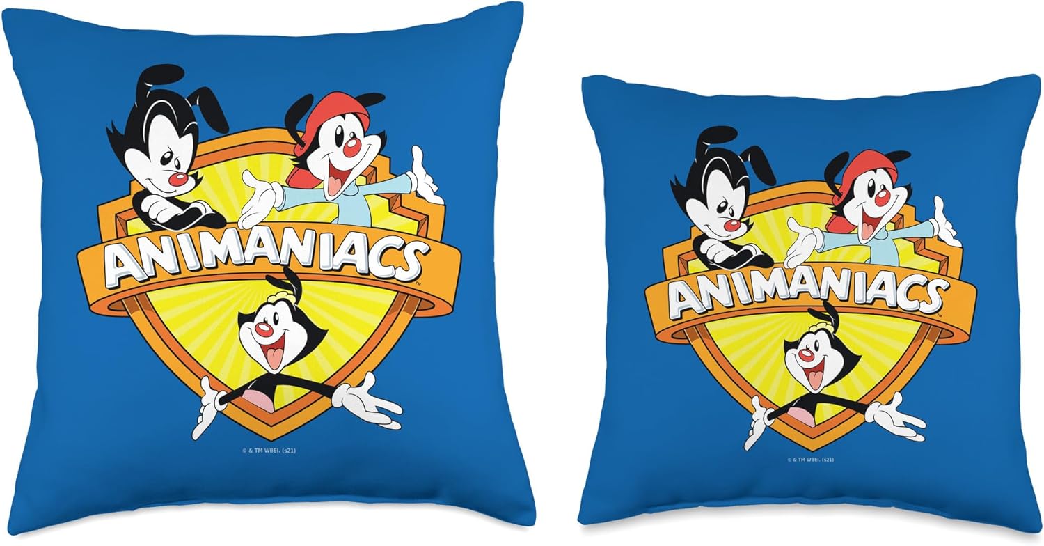 Animaniacs Yakko, Wakko and Dot Throw Pillow
