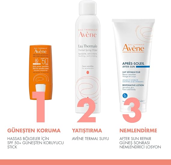 Stick Güneş Kremi SPF 50+ Hassas Bölgeler için Yüksek Koruma Sağlayan Güneş Koruyucu 8 gr