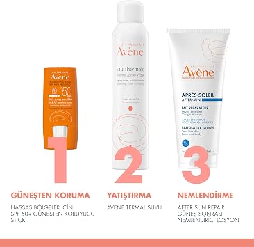 EAU THERMALE AVENE Stick Güneş Kremi SPF 50+ Hassas Bölgeler İçin Yüksek Koruma Sağlayan Güneş Koruyucu 8 gr