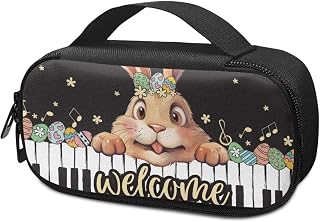 Rabbit Eggs Piano Diabetic Travel Case for Women Men Big Size Insulin Travel Case Insulin Pens Holder for Travel Medicine Box