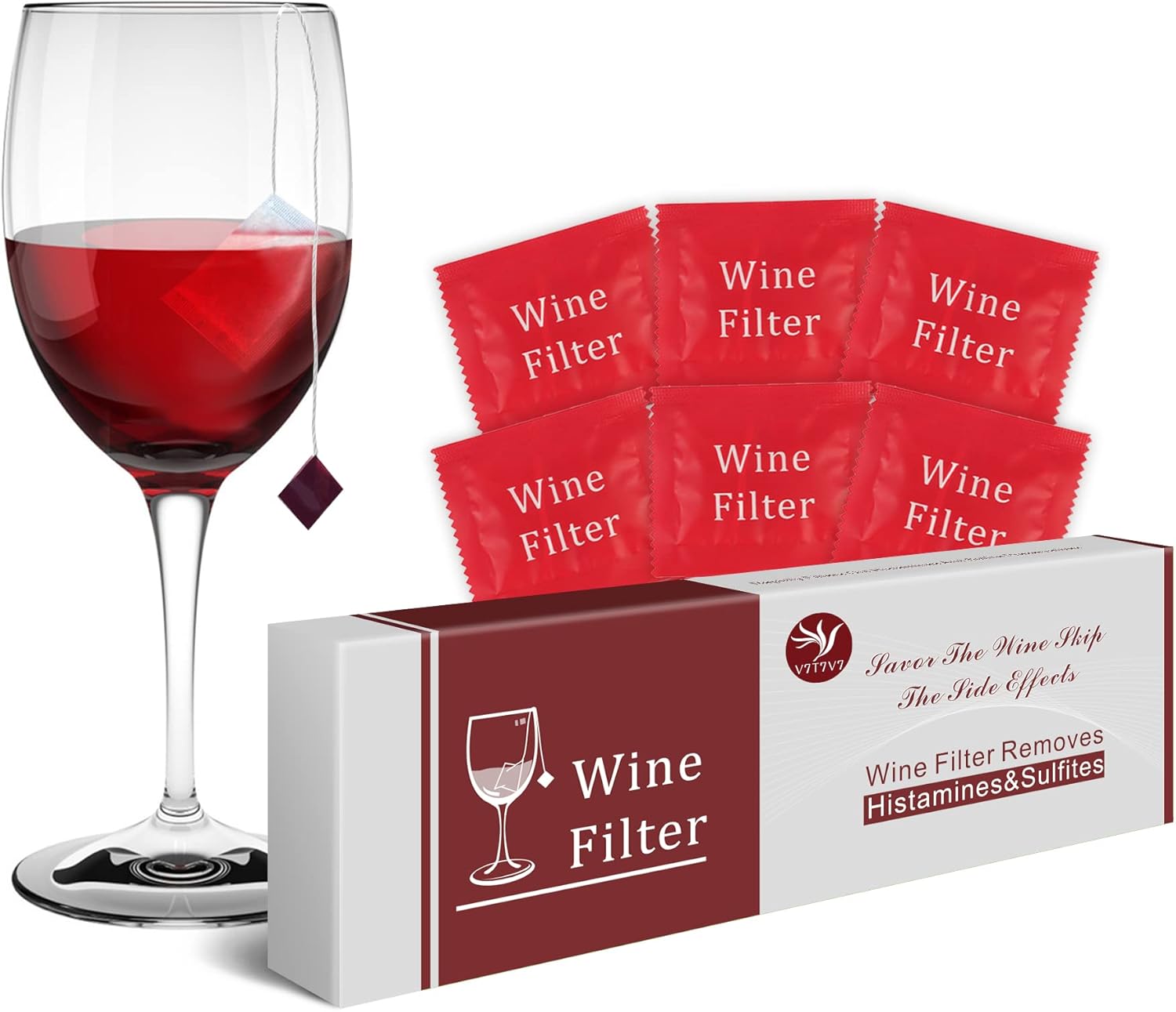 V7T7V7 Wine Filter, To Remove Sulfite And Histamine