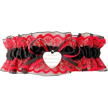 Wedding Keepsake Heart Belongs to 'Fireman' Garter