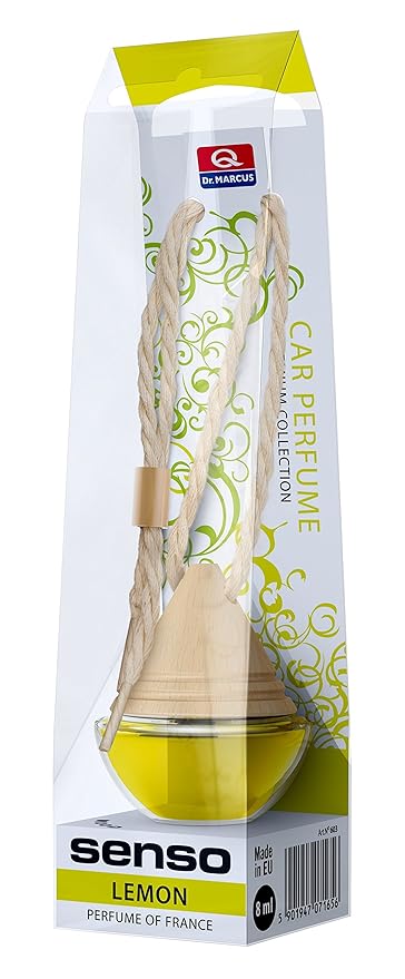 Dr. Marcus Senso Wood Lemon Hanging Car Perfume (Made in Europe)
