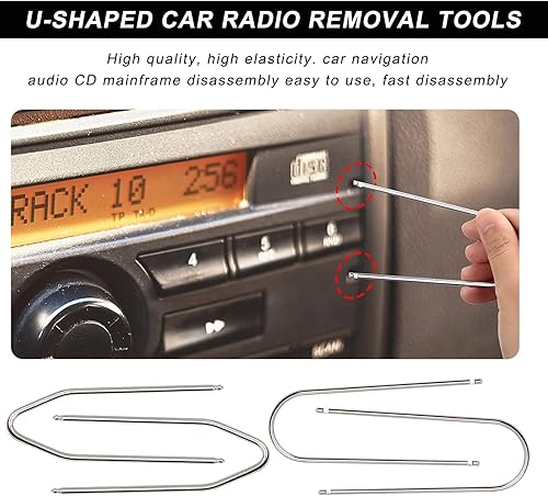 Miniatura 3 de Kit de herramientas de extracción de radio de 20 piezas, reproductor de CD estéreo profesional, kit de herramientas de extracción de radio, juego de