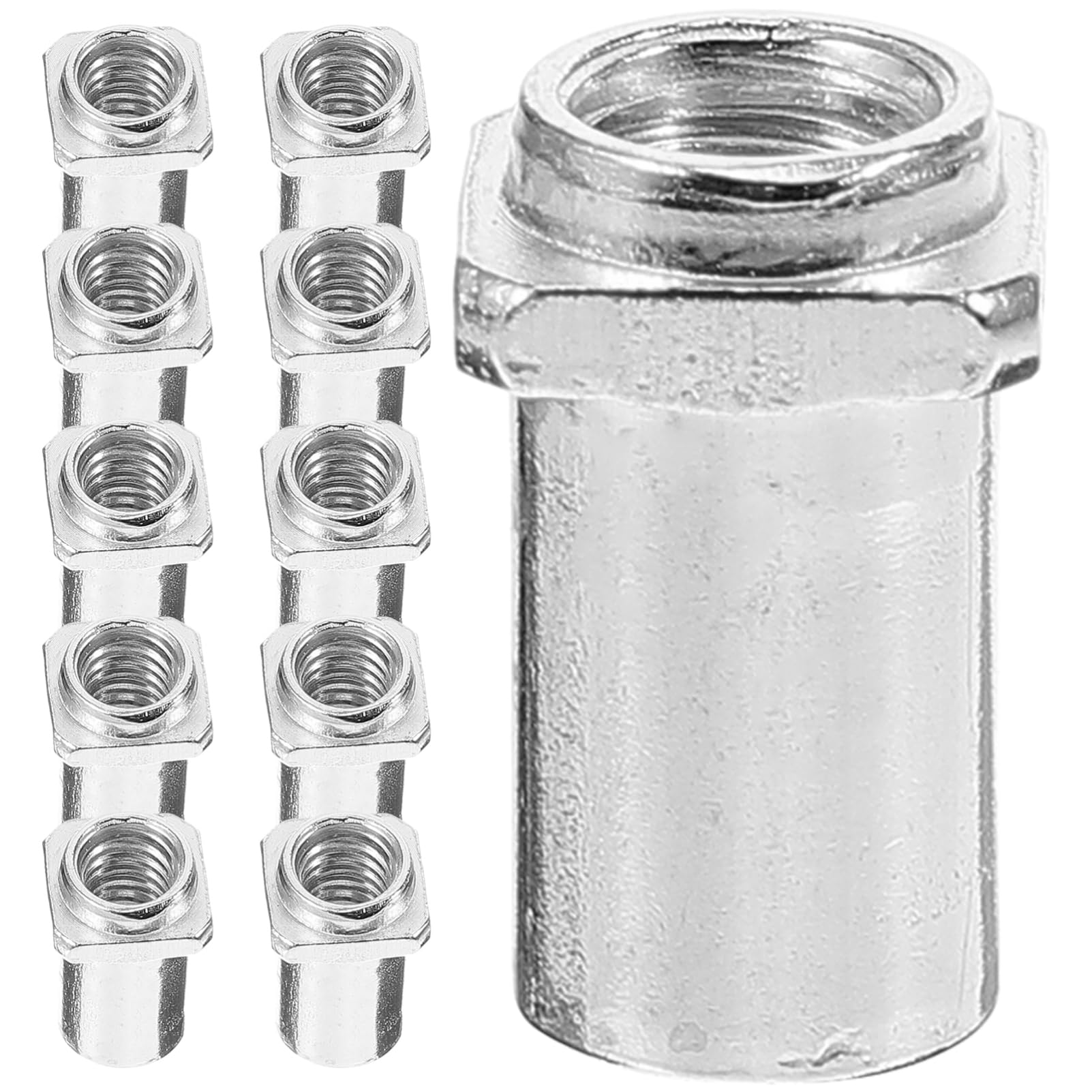 OFFSCH 2sets Swivel Nuts for Tom Drums 6mm Lug Nut Drum Accessories Parts 20pcs*2