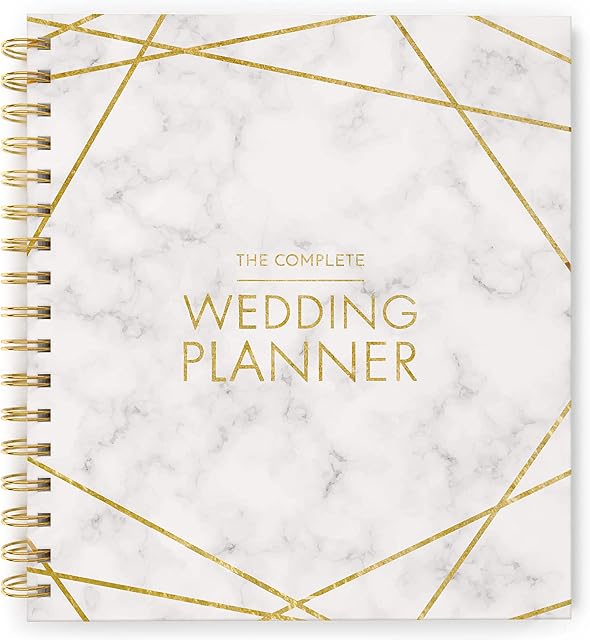 [New] Wedding Planner - UK Bridal Planning Book Journal & Organising Diary, Engagement Gift, Countdown Calendar