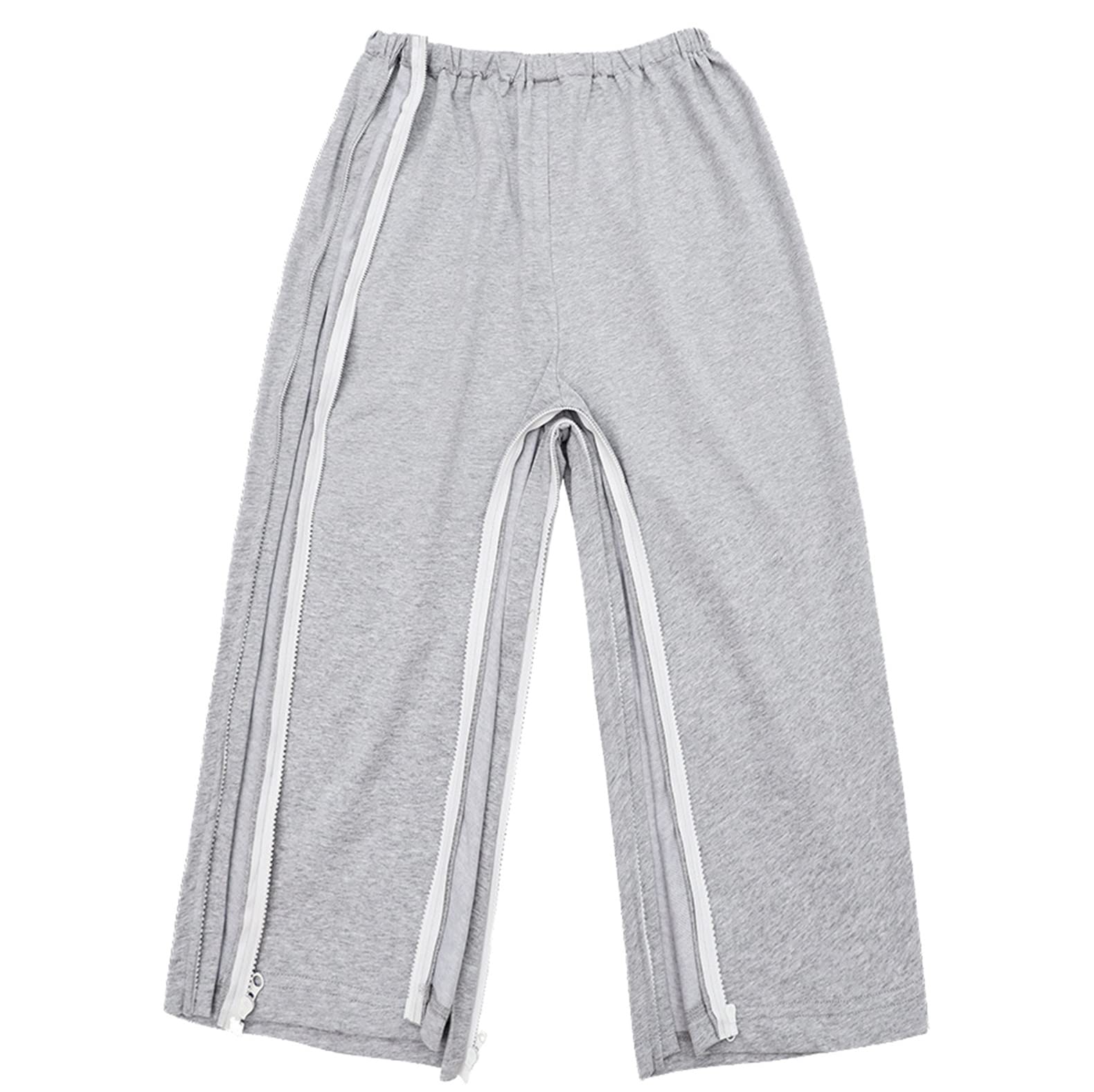 WM&LJP Post Surgery Adult Pants for Easy Dressing - Patient Care Clothes for Elderly Disability Fracture Bedridden, Easy To Wear And Take Off,L