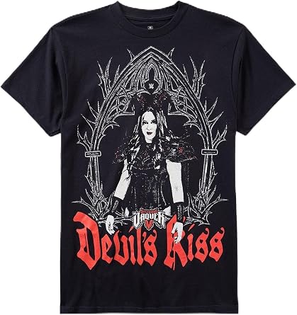 Hot Topic WWE Stephanie Vaquer Devils Kiss T-Shirt Black Large