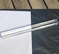 Vista 2 de 1 pieza varillas cuadradas de acrílico transparente de 1"x1"x12 pulgadas PLEXIGLASS Lucite varilla de plástico