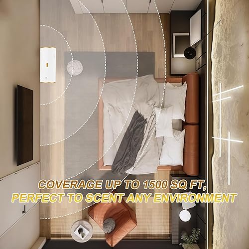 Miniatura 5 de Máquina de aire inteligente de aroma para el hogar, difusor de colección de hotel de 1500 pies cuadrados con tecnología de aire frío, fragancia para