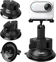 Vista 2 de Levigo Gimble - Soporte de dirección de liberación rápida para cámara y base de succión magnética compatible con DJI Osmo Pocket 3, soporte