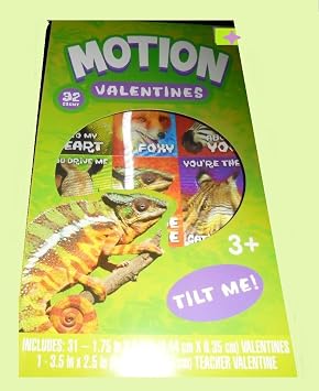 Motion 32 Valentine Cards Tilt Me
