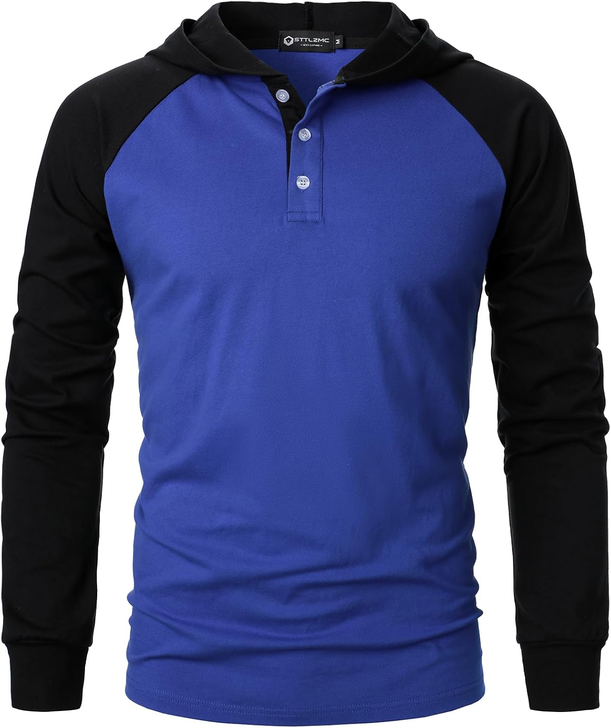 Men Long Sleeve Athletic Hoodie for Men Lightweight Cotton Casual Sport Pullover Hooded Sweatshirt T-shirt - Image 2