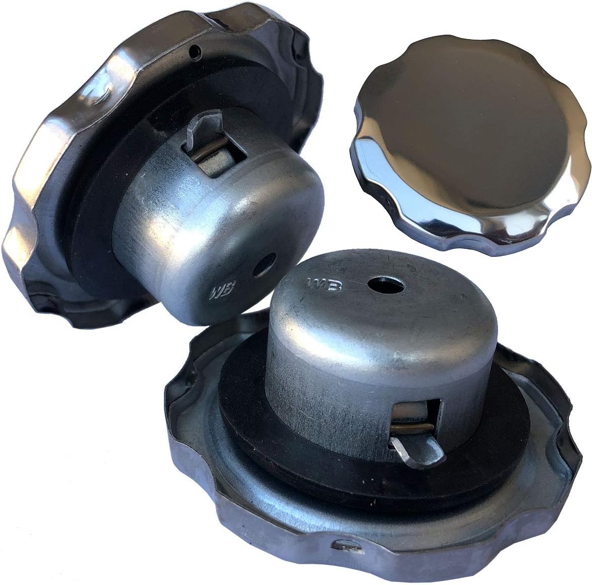 Fuel Tank Gas Cap For Honda GX160 GX200 GX270 GX340 GX390 Engines - Black Plastic Replacement Cap 1 thumbnail image