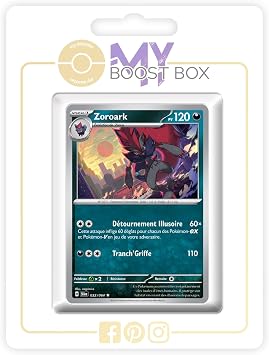 Zoroark 032/064 Holo or Reverse Random - my-booster X  carlate et Violet 6.5 - Fable N buleuse Box of 10 Pokemon French Cards