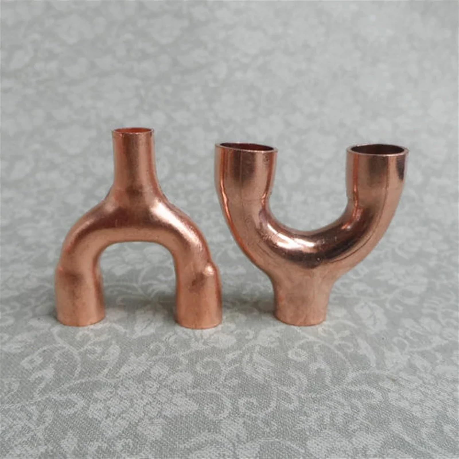 3/8" 1/2" 3/4" 5/8" 16 19 22 25 28.6 32 35 38 42mm ID Y Shaped 3 Way Splitter Copper End Feed Solder Fitting Air Conditioner(35x28.6mm CD-45mm) Brass Hose