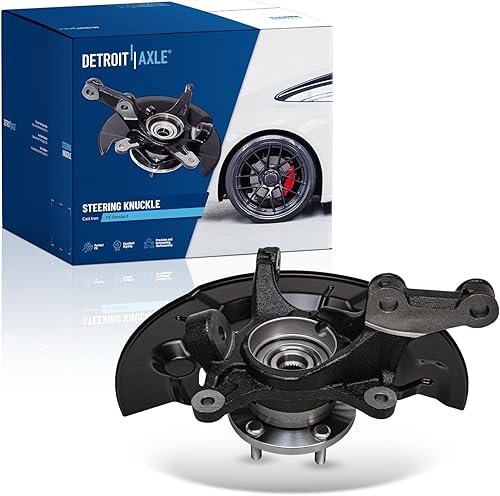 Miniatura 67 de Detroit Axle - Nudillo de dirección delantero derecho de 2.0L para Kia Optima 2011, nudillo de dirección del lado del pasajero y reemplazo