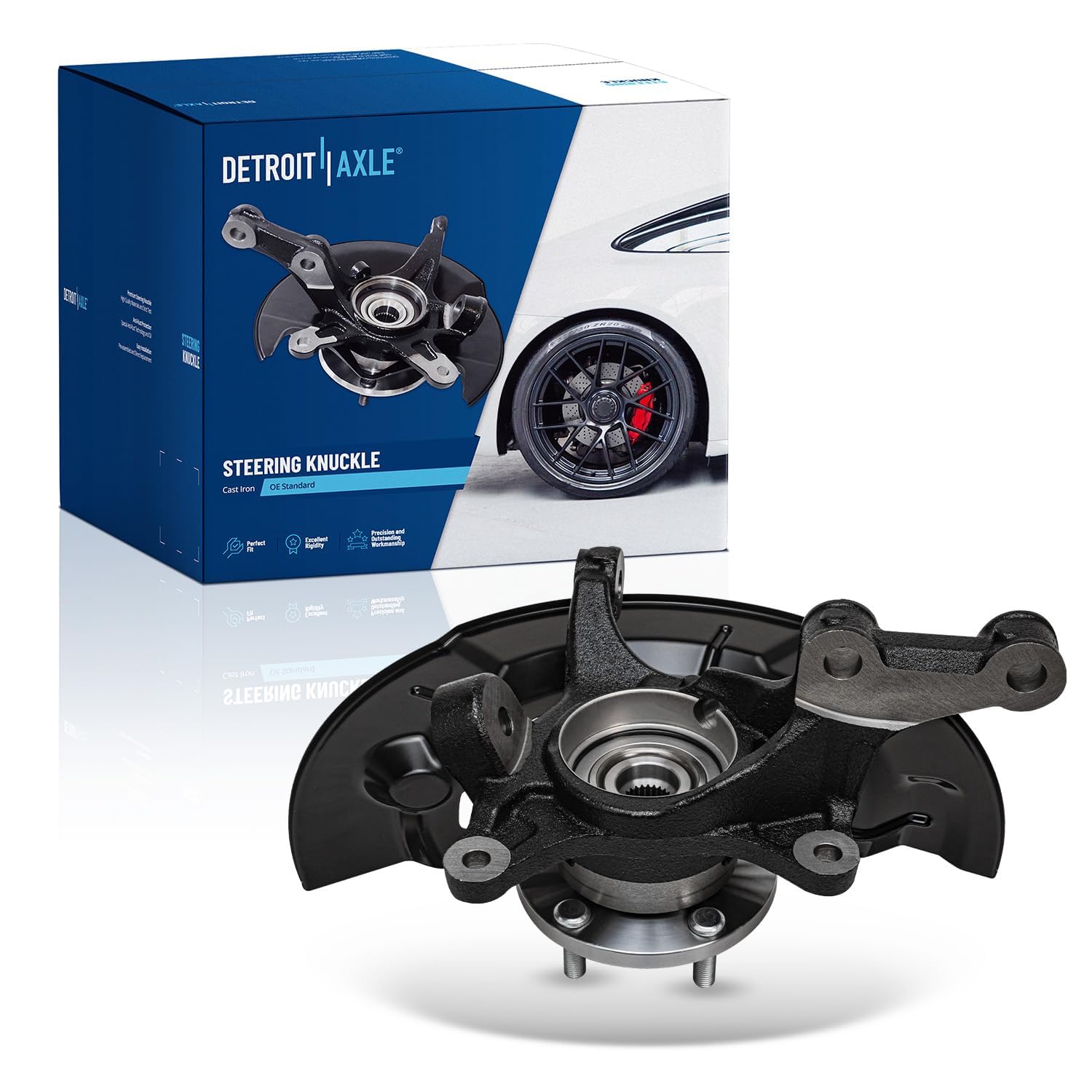 Detroit Axle - 2.5L Front Left Steering Knuckle for 2012-2017 Toyota Camry