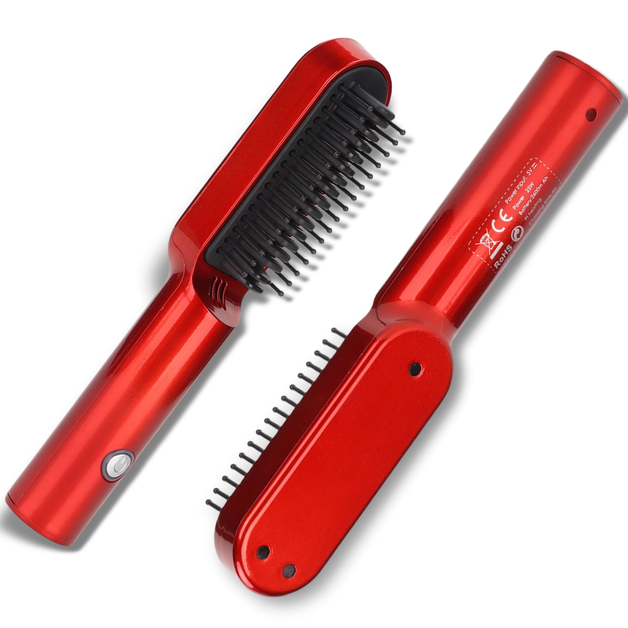Cepillo eléctrico para el cabello recargable portátil USB duradero 7