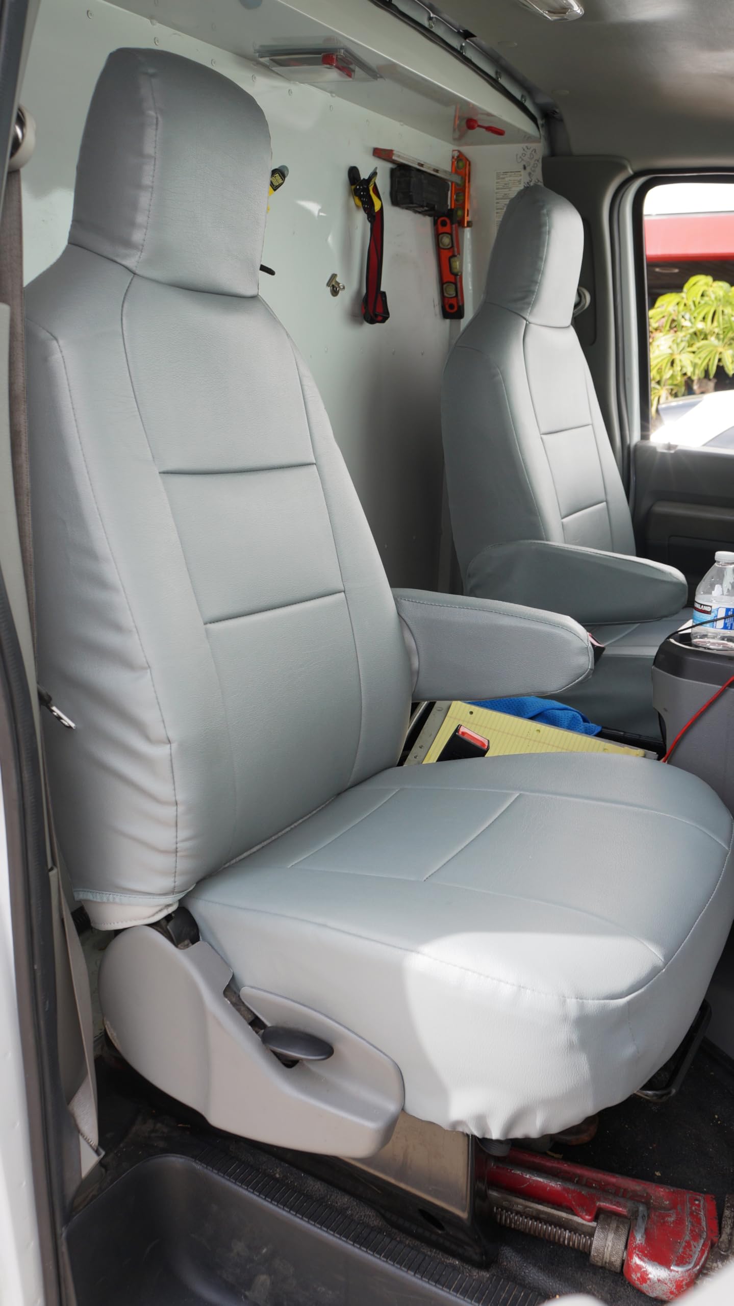 Iggee Ford E-Series Leatherette Seat Covers