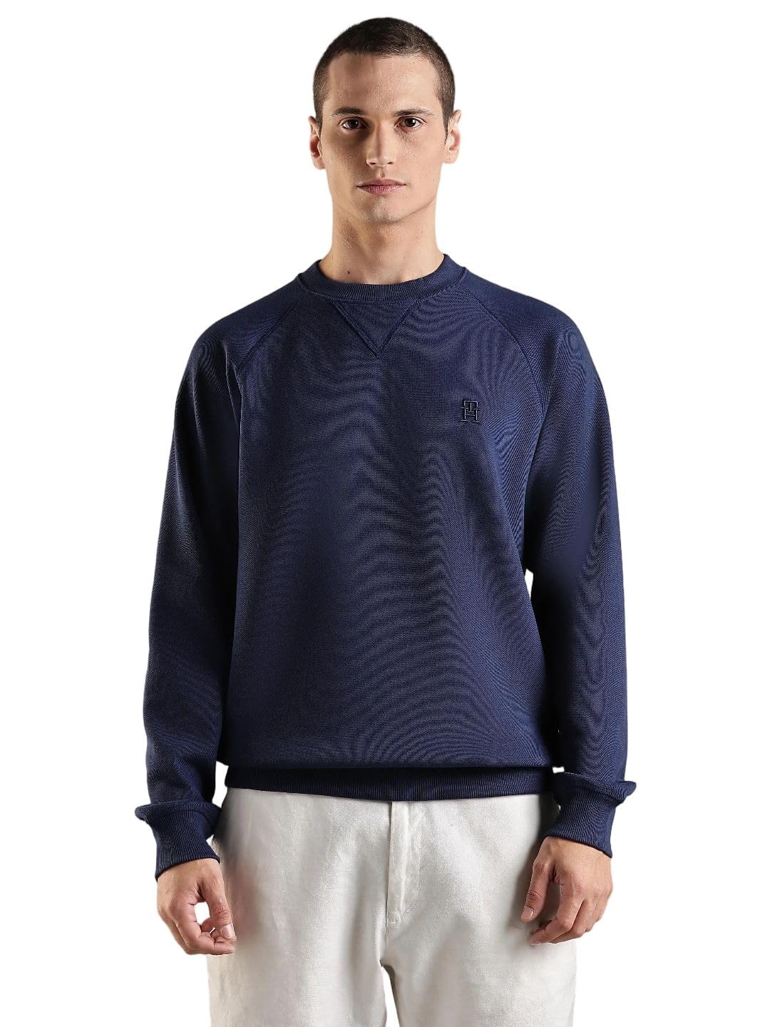 tommy hilfiger Solid Regular Fit Cotton Sweatshirt-picture-29