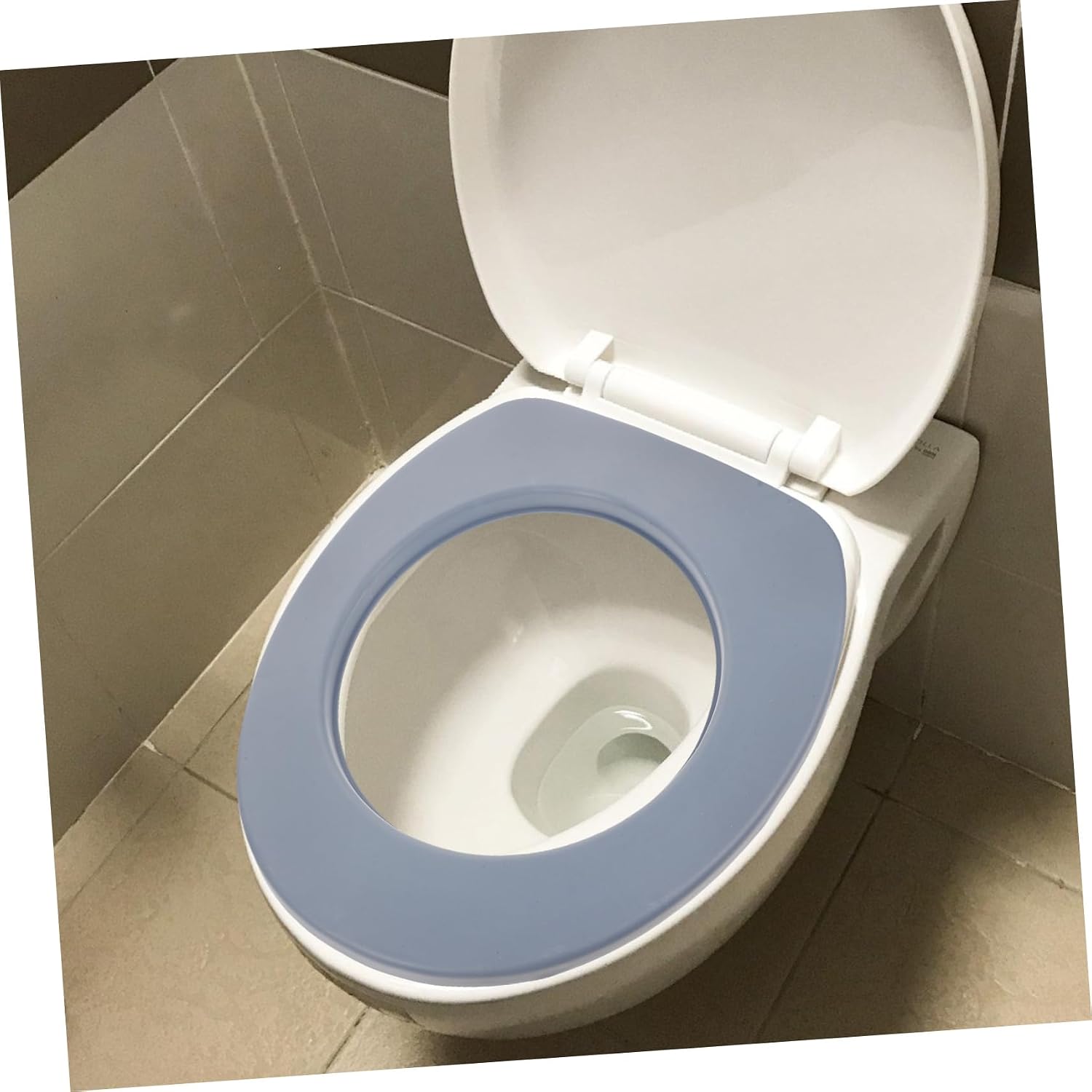 Soft Toilet Seat Cover Washable Pvc Pad for Comfort Bathroom Seat Mat for Home Travel