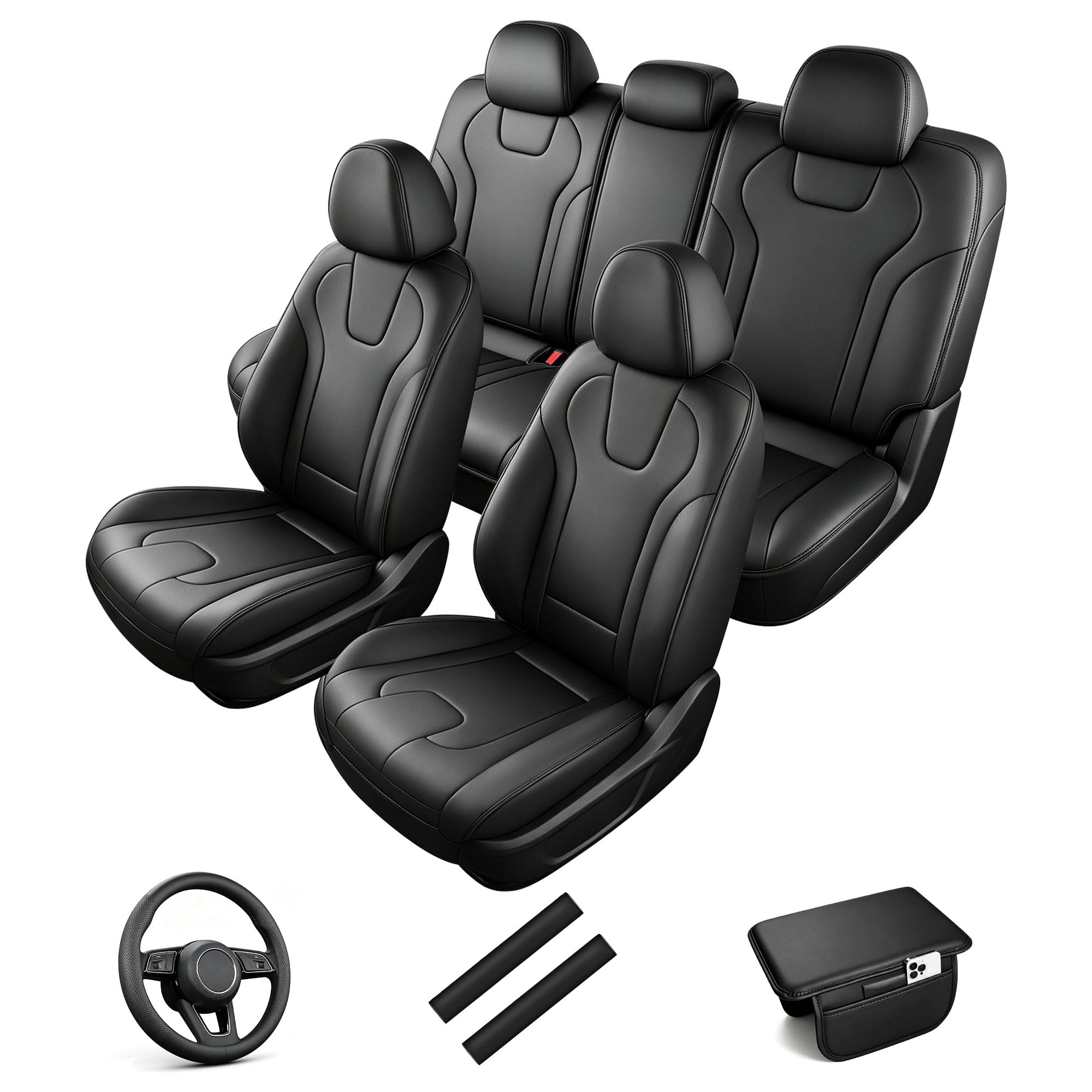 TTX LIGHTING Seat Covers for Hyundai Elantra 2016-2025 Full Set 5 Seats