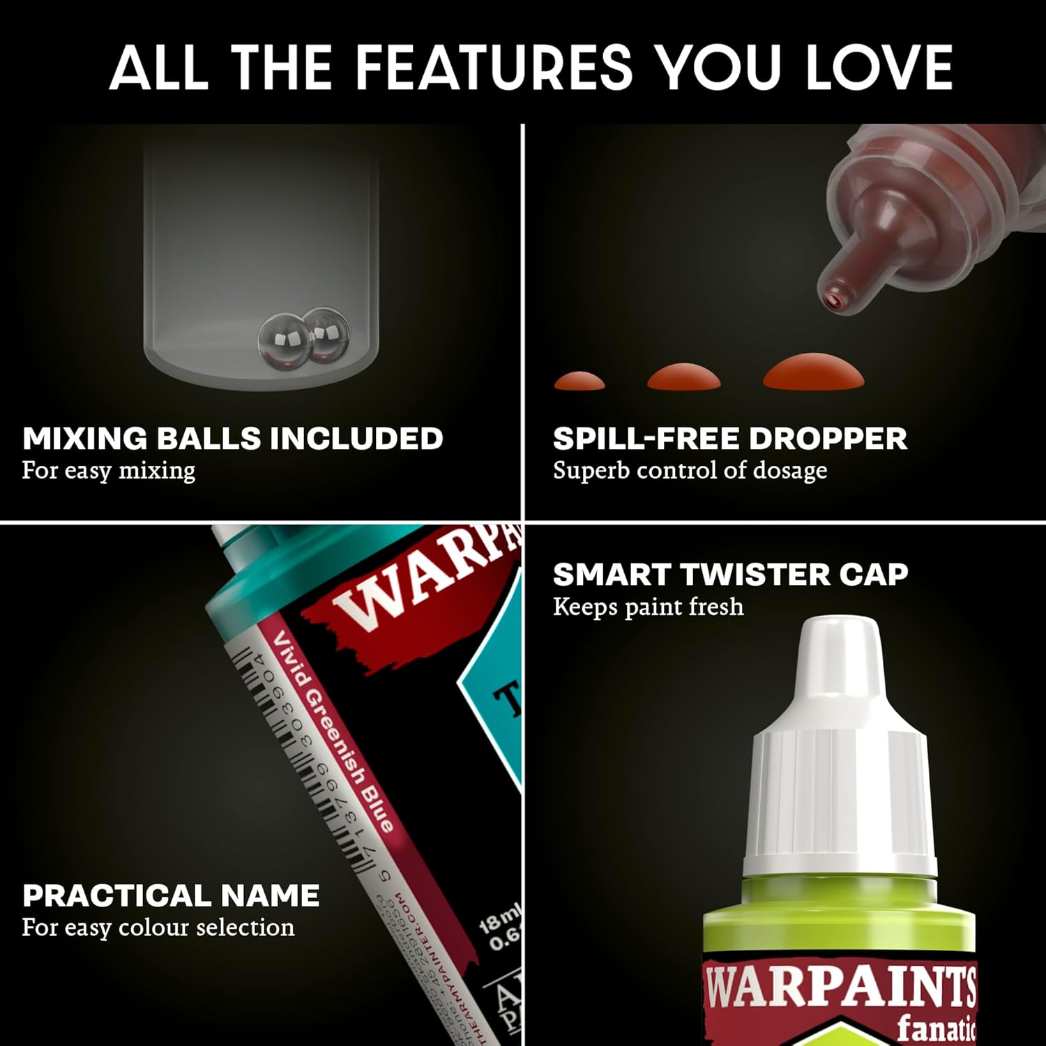 The Army Painter, Masterclass John Blanche Volume 2 Paint Set Combo, 6 Warpaints Fanatic Paints, 1 Speedpaint, 1 Wash, 1 Effect, 1 Metallic, 1 Art Print & Brush - Model Paint for Miniature Wargaming