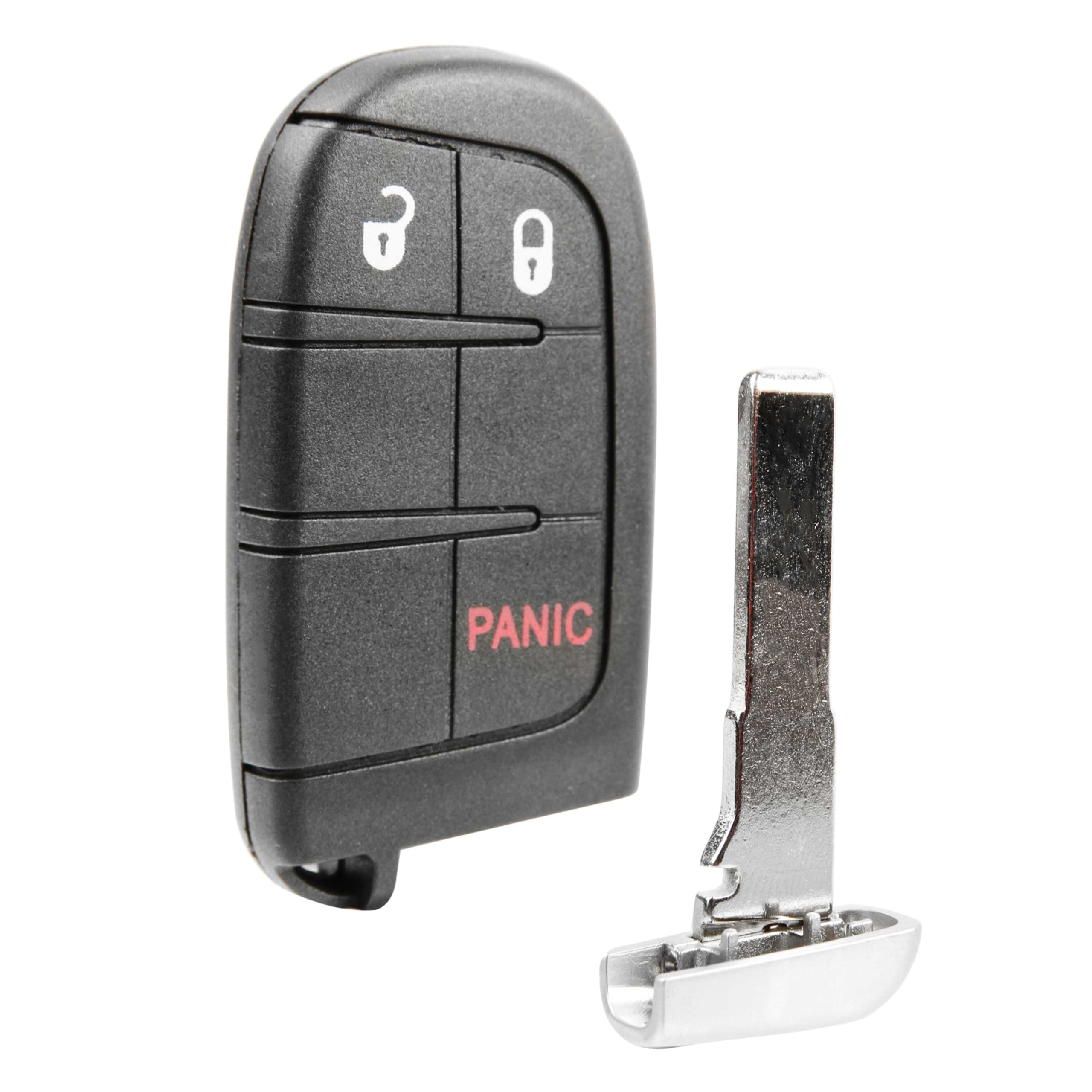 Keyless Entry Remote Key Fob Replacement 3-Button for 2015-2020 Jeep Renegade (M3N-40821302, 6MP33DX9AA, 47 4A)