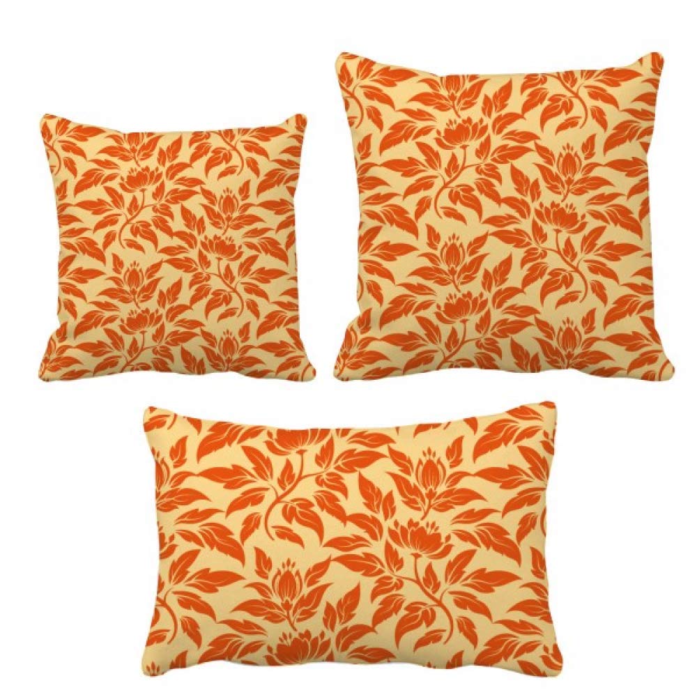 Housse de coussin canapé orange pour rénover facilement votre décoration