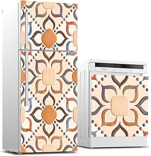 Buzdolabı ve Bulaşık Makinası Beyaz Eşya Sticker Kaplama 3d Seramik Desen