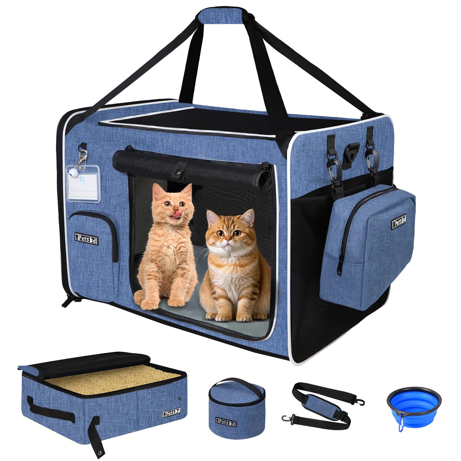 KittyCat  Amazon.com : Petskd Extra Large Cat Carrier with Litter Box for