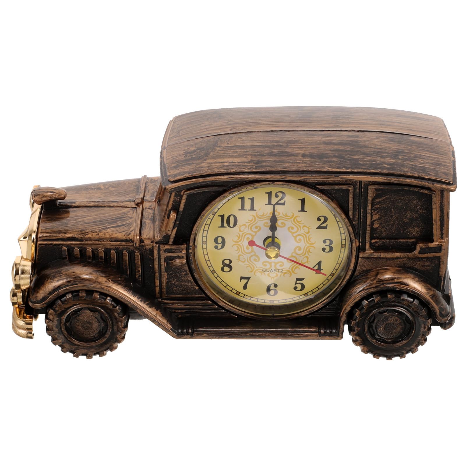 Reloj de Escritorio Retro Adorno Coche Clásico Vintage Estilo Europeo Creativo para Mesa y Casa