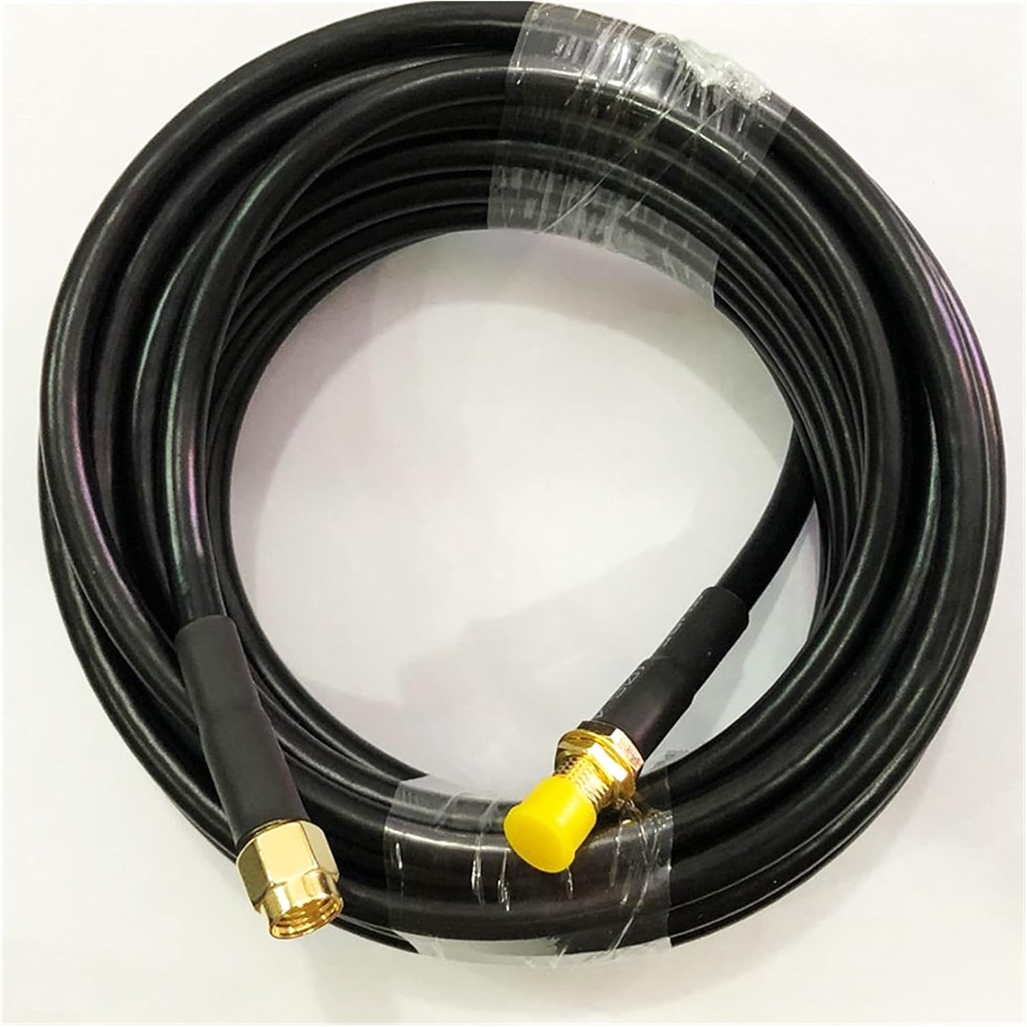 Milkweed Multi-Purpose RG58 Coaxial Cable RP-SMA Male to RP-SMA Female Connector Coax Pigtail Cable 15/50CM 1m 3m 5m 10m 15M 20m 30m (Color : 3m)