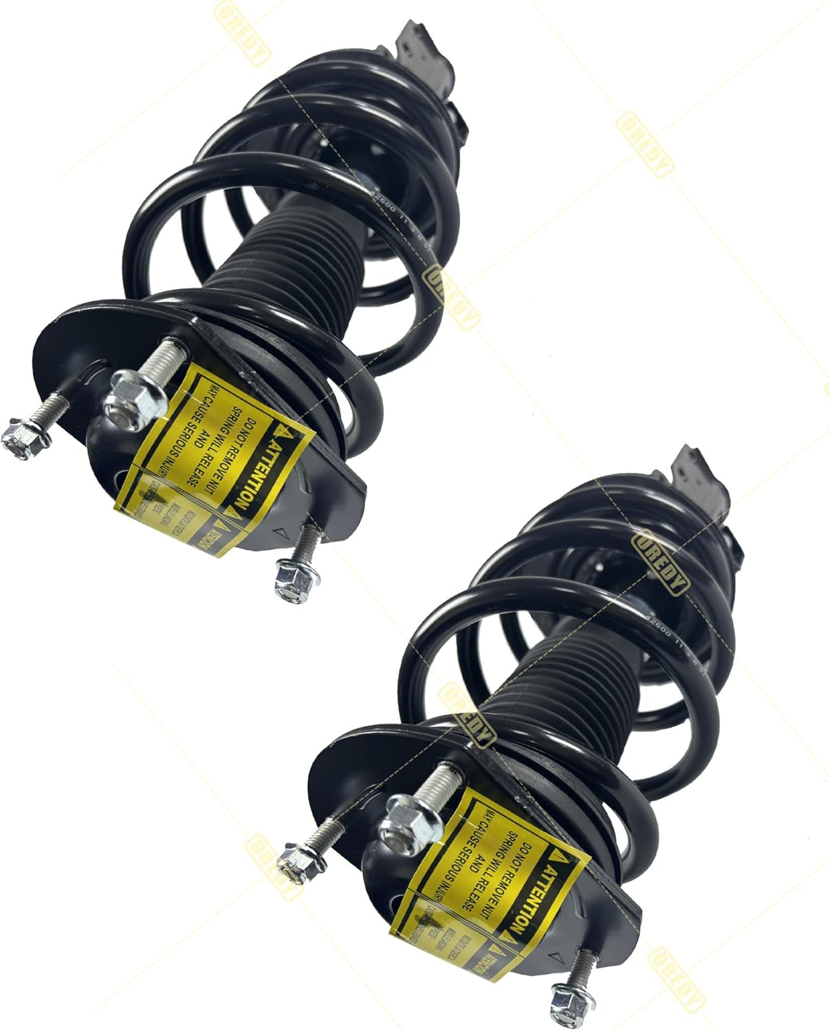 OREDY 2PCs Front Struts Fit for 2007-2012 Chevy Traverse/GMC Acadia/Buick Enclave/Saturn Outlook 2008 2009 2010 2011 Complete Shock Absorbers Coil Springs Assembly - 172518