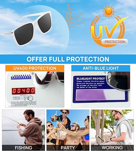 Miniatura 8 de Lentes de sol de lectura para hombre, protección UV400 y bloqueo de luz azul, lentes de lectura solar 1.0 1.25 1.5 1.75 2.0 2.25 2.5 2.75 3.0 3.5