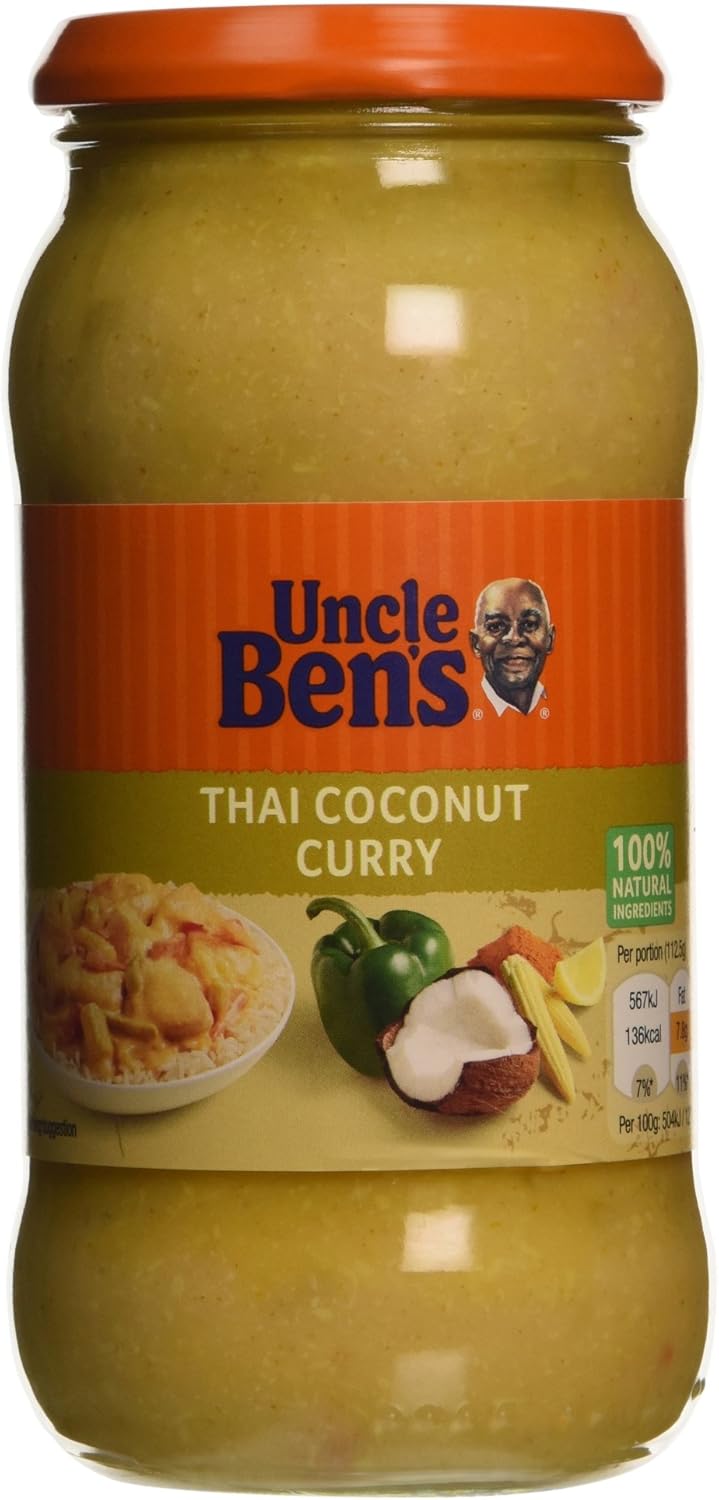 Uncle Ben's Thai Coconut Curry Sauce, 450g Amazon.co.uk Grocery