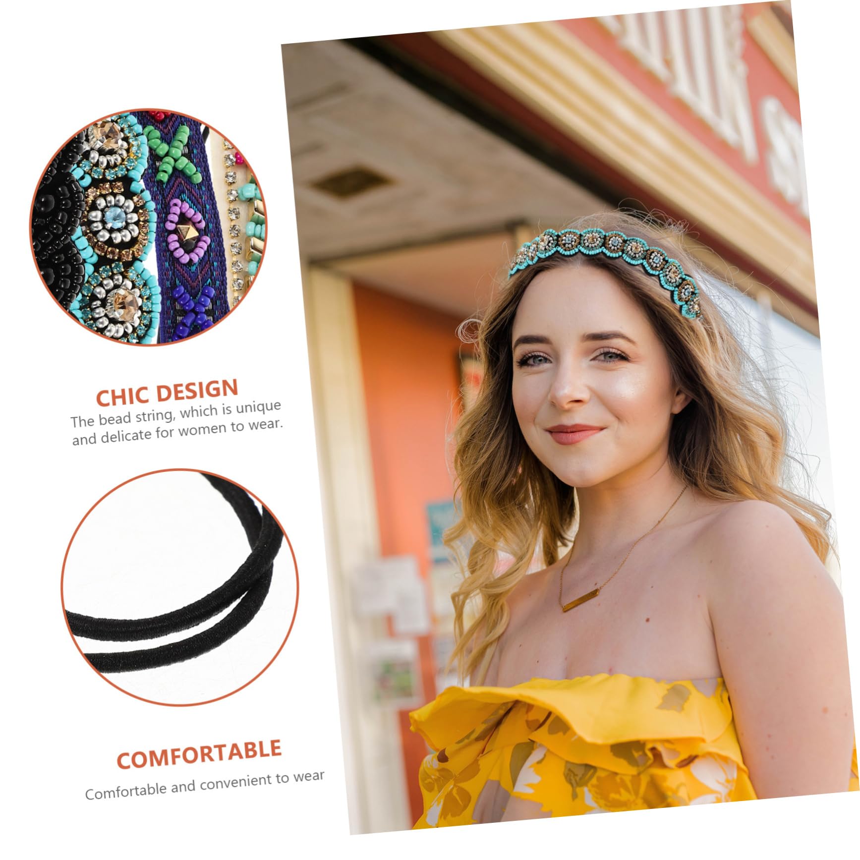 7pezzi Fascia Per Capelli Accessori Per Capelli Delicati Fascia Elastica Da Donna Modelli