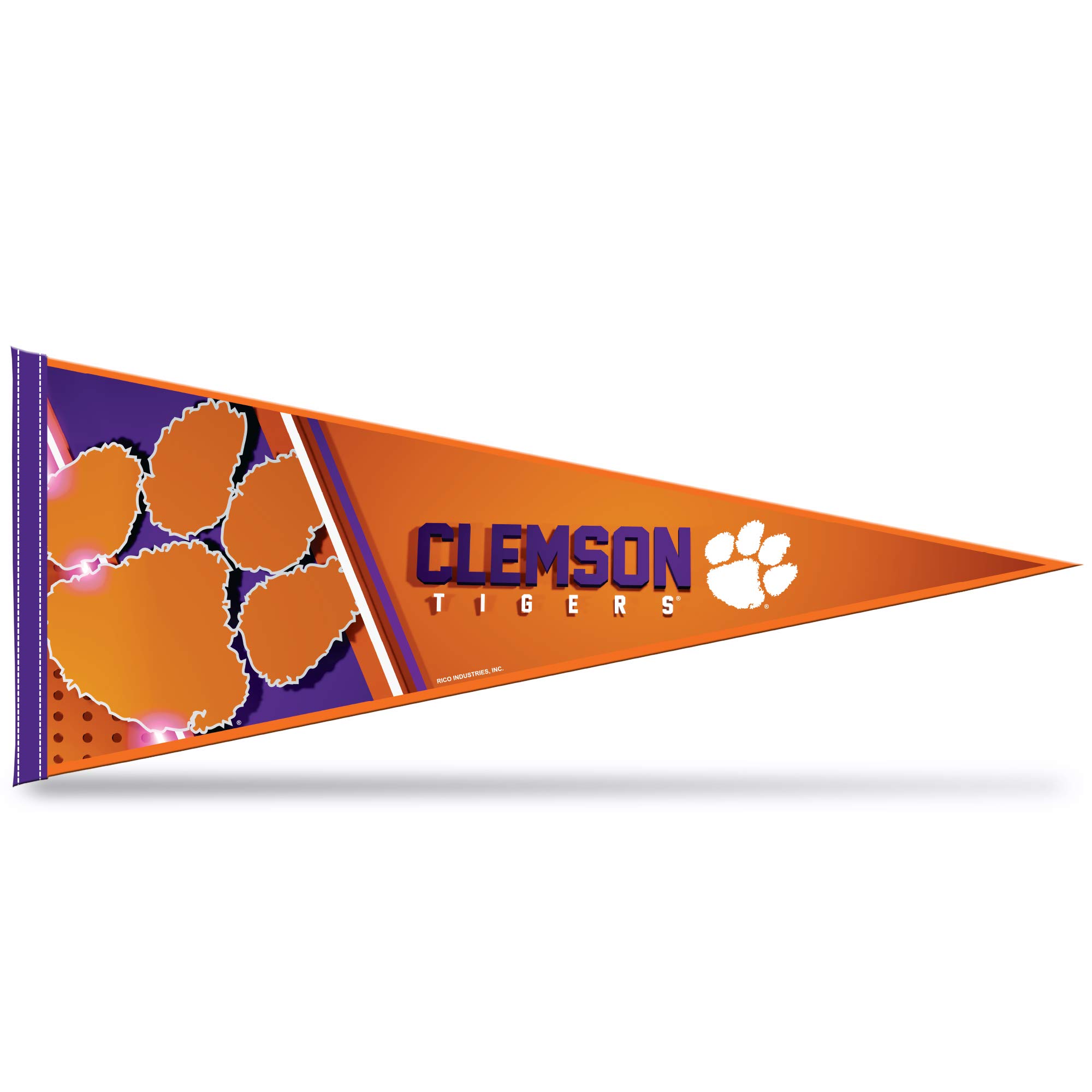 Rico Industries NCAA Primary 12" x 30" Felt Wall Décor Pennant - Great for Home/Bed Room/Man Cave Décor