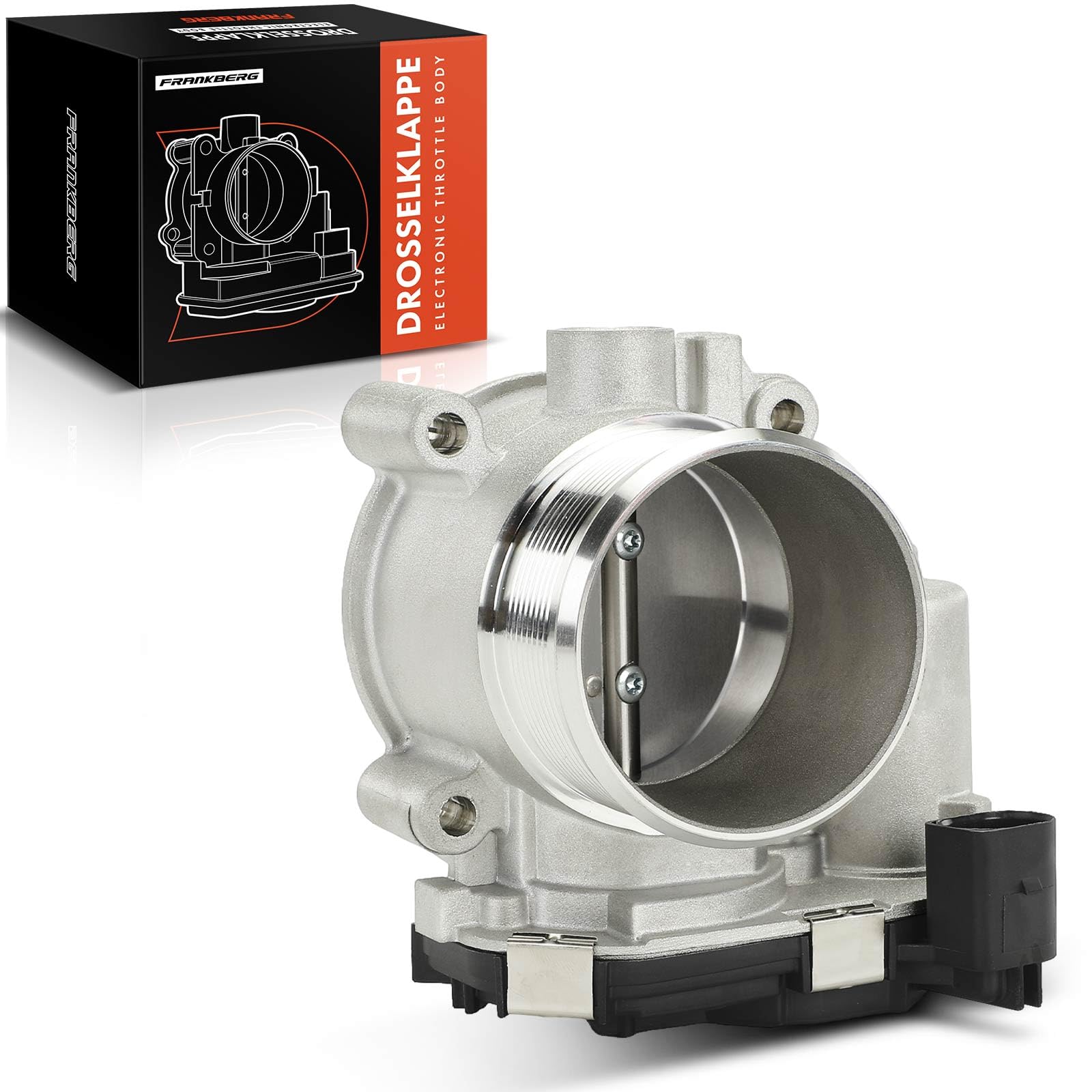 Frankberg Papillon des gaz, corps de papillon, essence 6Q133062A | Compatible avec: A5 Sportback F5A F5F, Golf VIII Variante CG5, Q5 FYB, A4 8W2 8WC, A4 Allroad 8WH 8WJ, Q7 4MB 4MG 4MQ