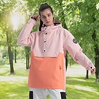 Vista 13 de Chaquetas de esquí para hombre, abrigos de snowboard para mujer, chaqueta impermeable para deportes de invierno, resistente al viento, cálida Todo