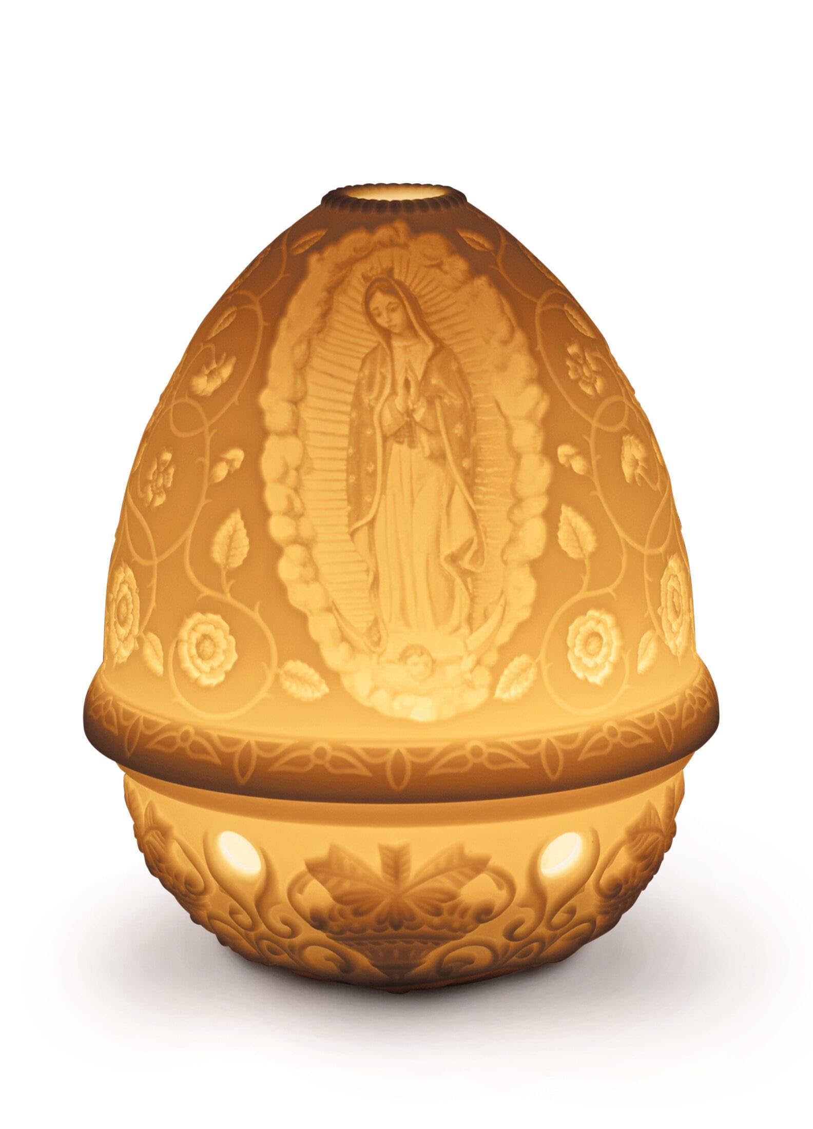LLADRÓ Our Lady Of Guadalupe Lithophane. Porcelain Litophane.