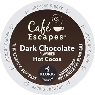 Cafe Escapes(TM) Dark Chocolate Hot Cocoa K-Cups(R), Box Of 24