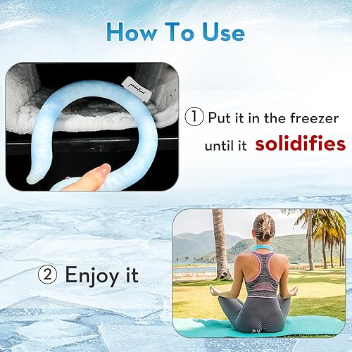 Miniatura 3 de Neck CoolingTube, enfriador de hielo reutilizable para el cuerpo portátil CoolingProducts, Enfriadores de cuello para clima cálido