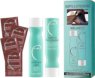 Malibu C Wefts and Extensions Wellness Hair Collection