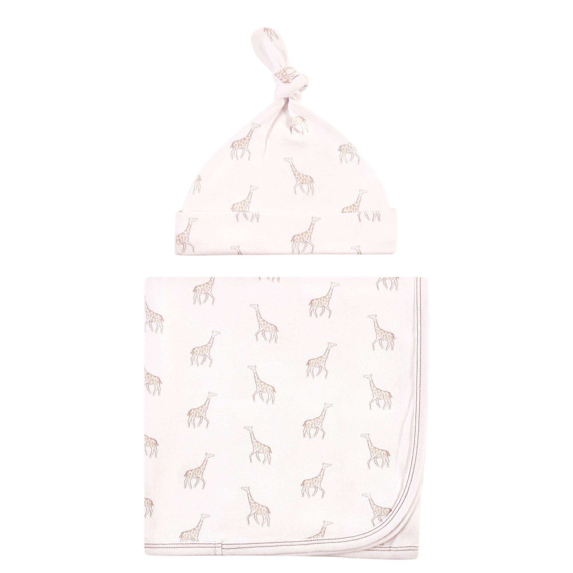 Touched by Nature Manta y diadema unisex de algodón orgánico para bebé - blanco - talla única